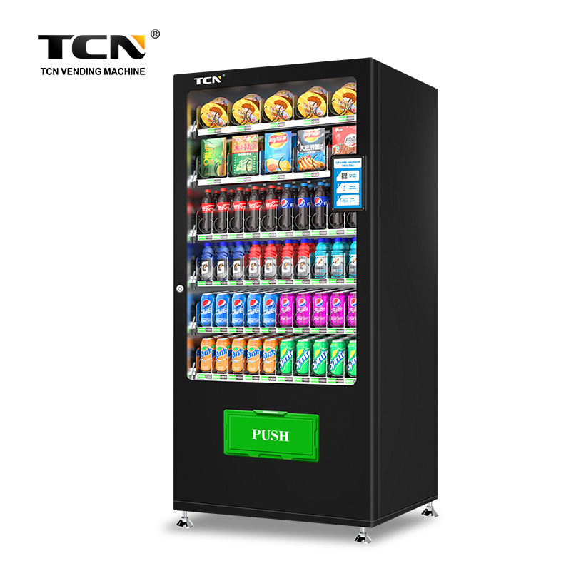 TCN Vending Machine Small Business Machine Ideas Slim Cashless Vending Machine With QR code For Southeast Asia