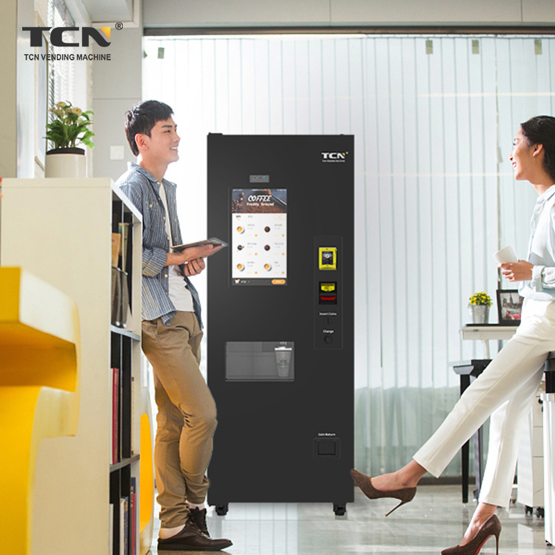 TCN-NCF-7N(V22) Touch Screen Tea Coffee Vending Machine Slim Vending Machine