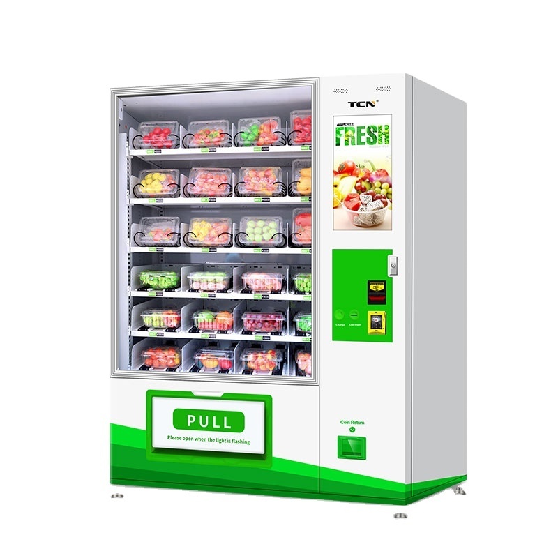 TCN Fast Food Vegetable Salad Fruit Vending Machine Automatic Milkshake Vending Machine