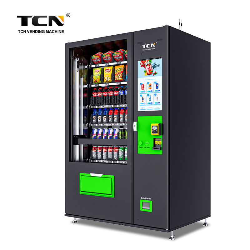 TCN Elevator Vending Machine Egg And Bread Vending Machine For Snack And Drink