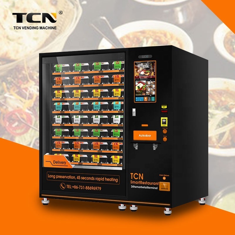 TCN Ready to Eat Hot Meal Lunch Box Vending Machine Hot Food Vending Machines