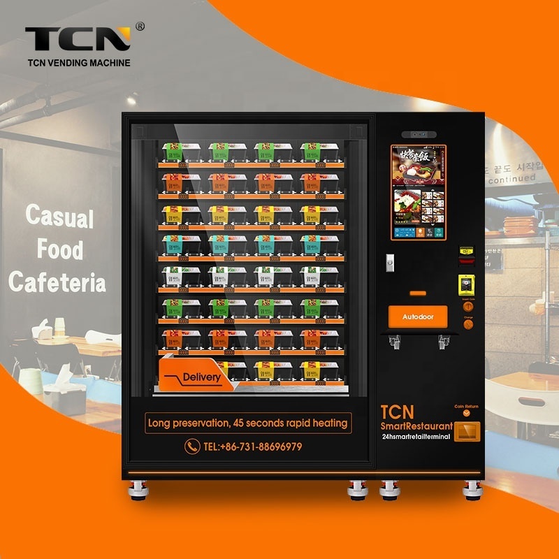 TCN Ready to Eat Hot Meal Lunch Box Vending Machine Hot Food Vending Machines