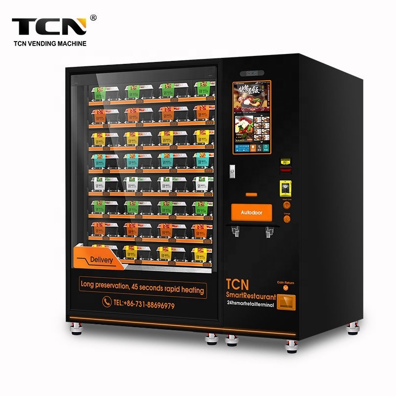 TCN Ready to Eat Hot Meal Lunch Box Vending Machine Hot Food Vending Machines