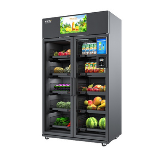 TCN 24/7 Self-Service Fridge Vending Machine Big Capacity Smart Combo Vending Machine