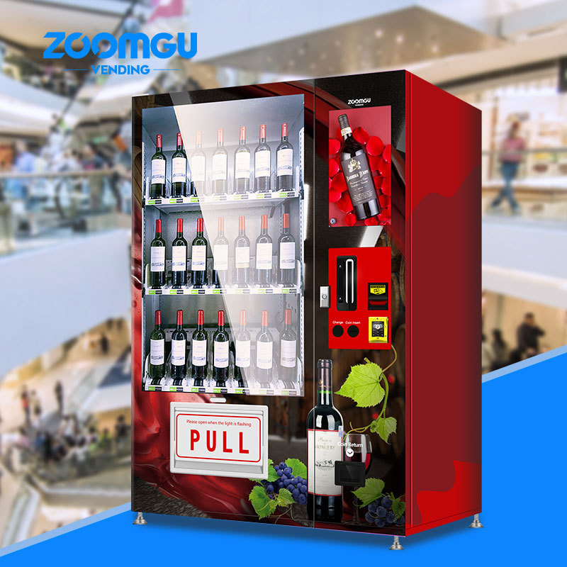 TCN 24 Hours Self-service Champagne And Wine Vending Machine With Age Verification