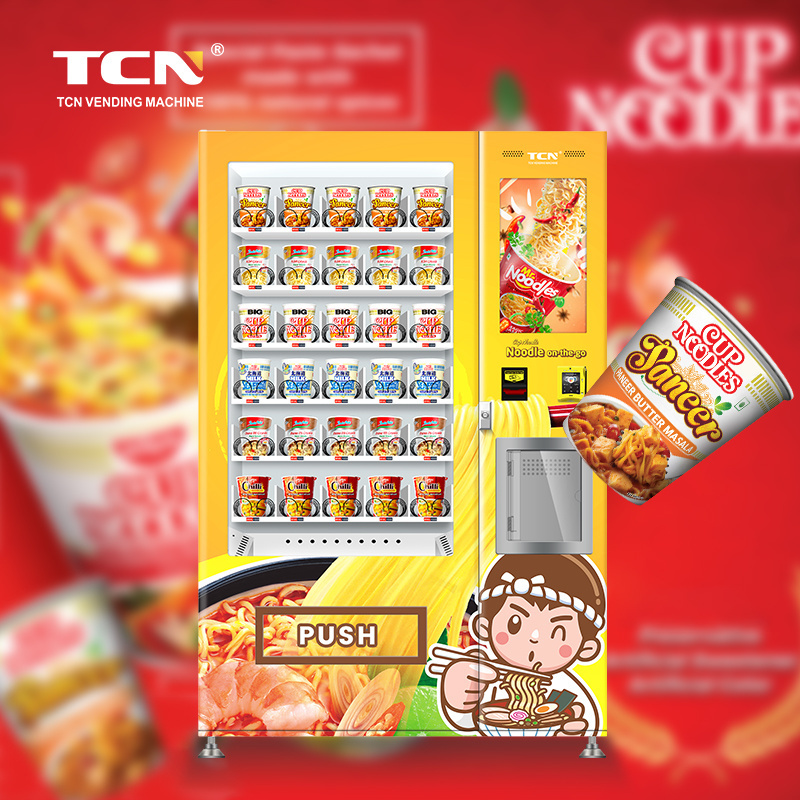 TCN cup noodle vending machine instant ramen pot mini cup noodles vending machine cup noodle vending.machine