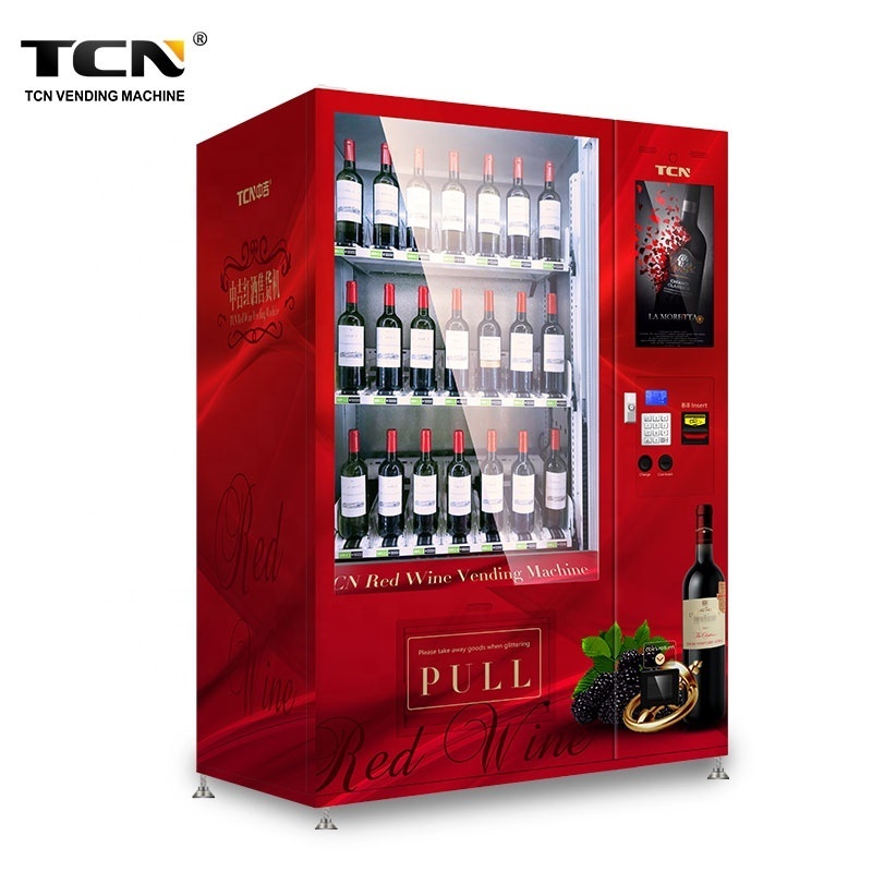 TCN Soup Alcohol Wine Vending Machine with 22 Inch Touch Screen