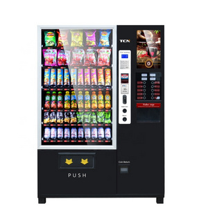 TCN Hot Selling Coffee / Snack / Beverage Combo Vending Machine With CE FCC Coffee Vending Machine