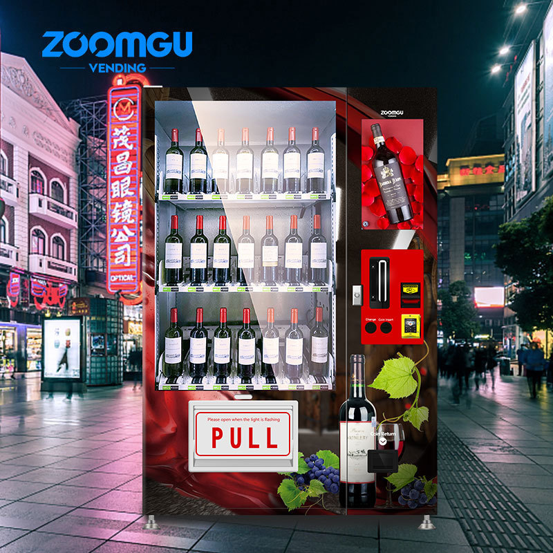 TCN 24 Hours Self-service Champagne And Wine Vending Machine With Age Verification