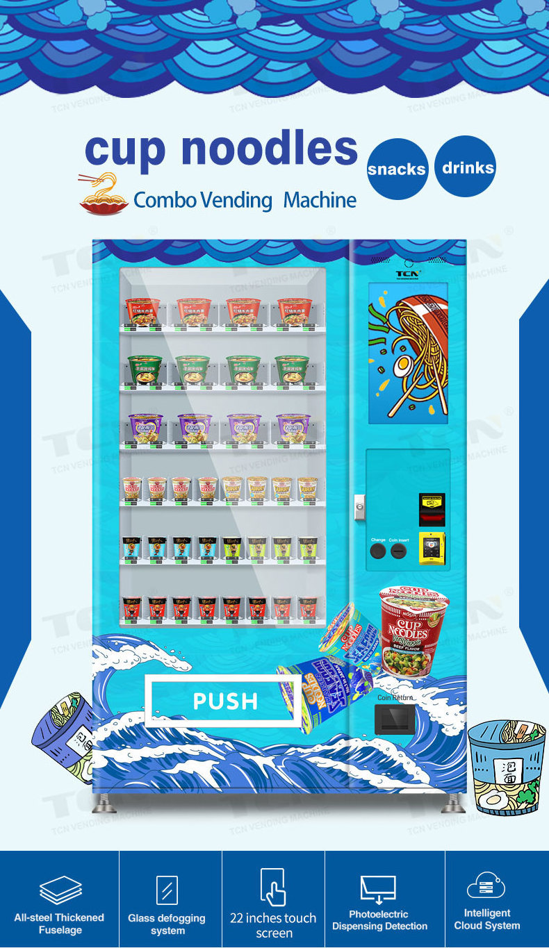 TCN cup noodle vending machine instant ramen pot mini cup noodles vending machine cup noodle vending.machine