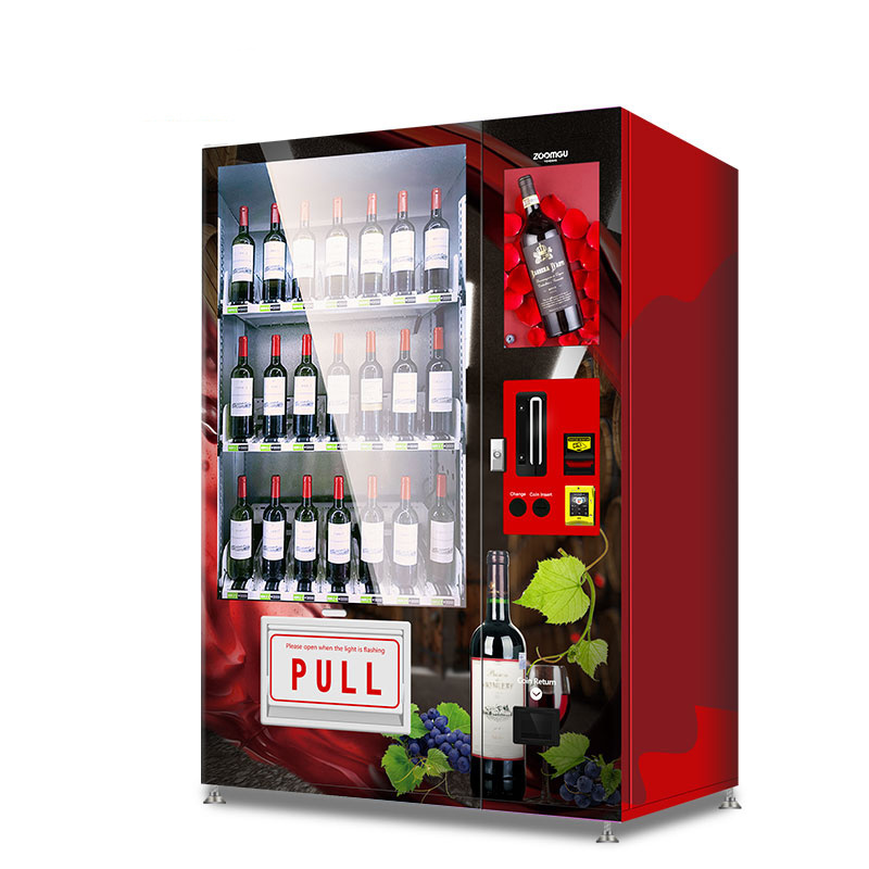 TCN 24 Hours Self-service Champagne And Wine Vending Machine With Age Verification