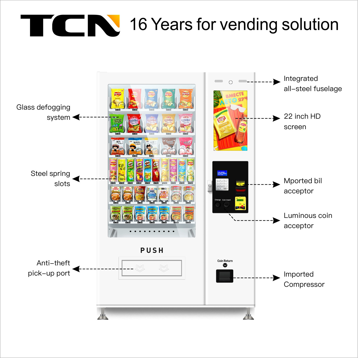 TCN S800-10C small wifi toy vending machine