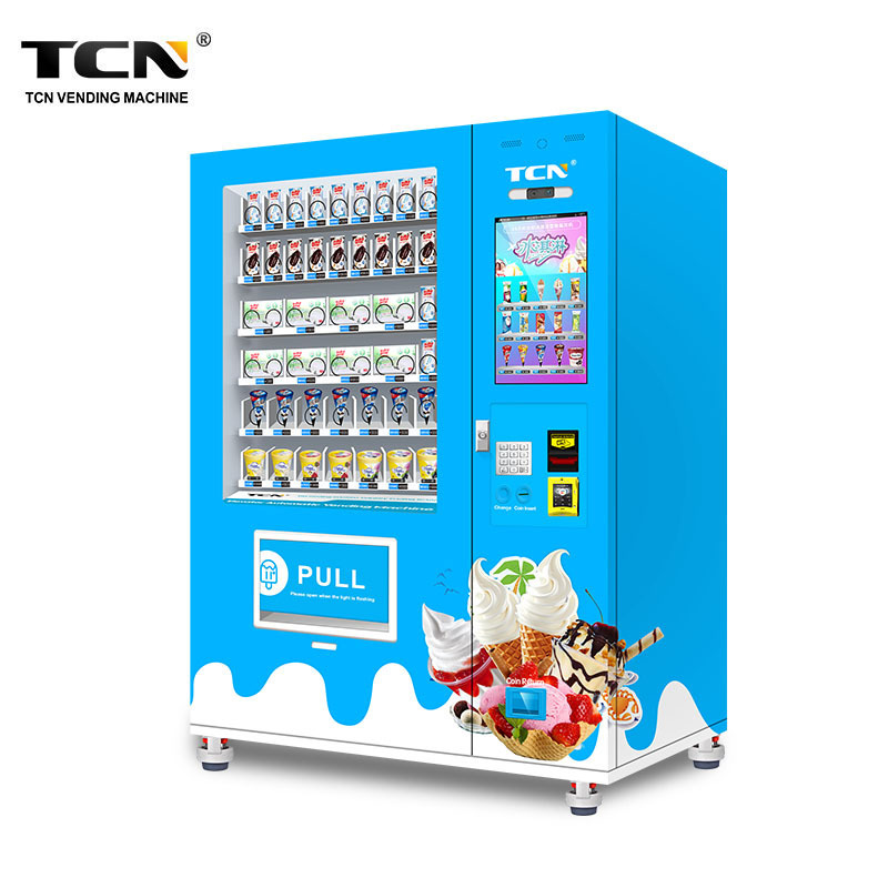 TCN ODM/OEM Convenience Store Frozen Sucker Frozen Food Ice Cream Meat Vending Machine