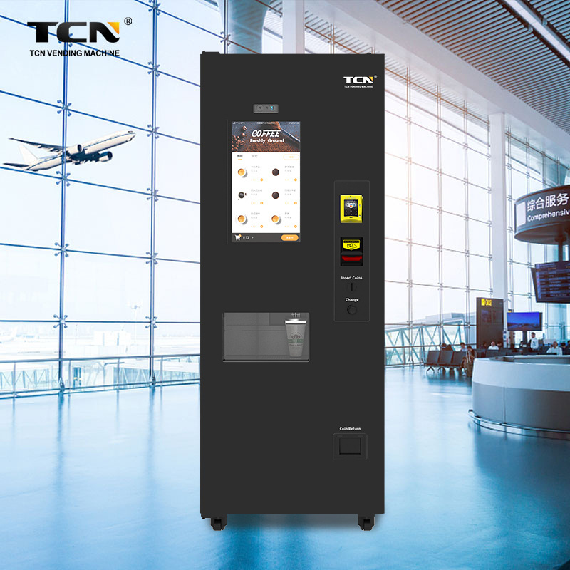 TCN-NCF-7N(V22) Touch Screen Tea Coffee Vending Machine Slim Vending Machine