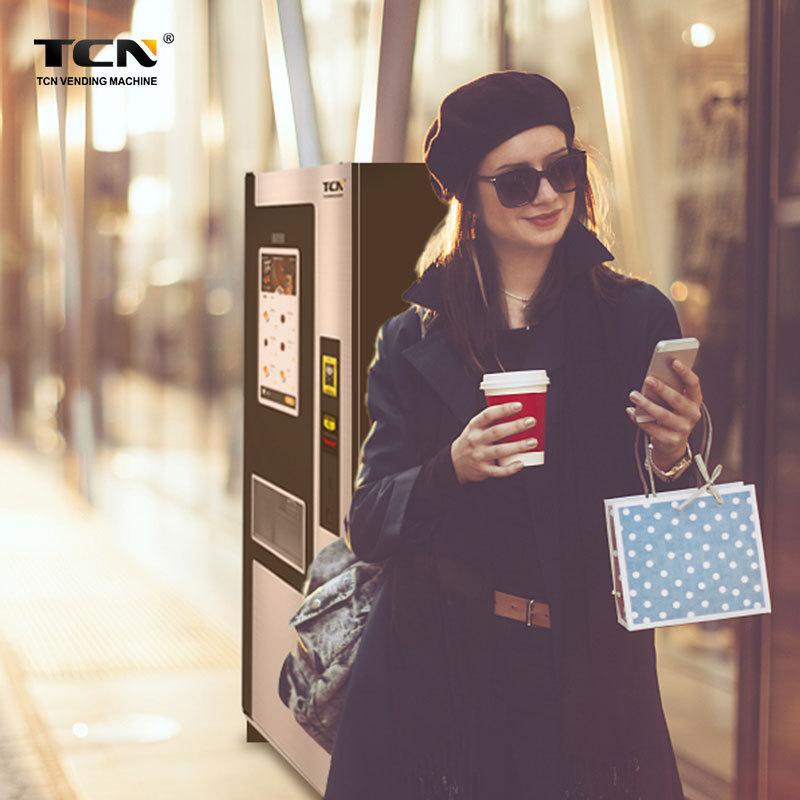 TCN Big Coffee And Hot Drinks Vending Machine A Cafe Vending Machine