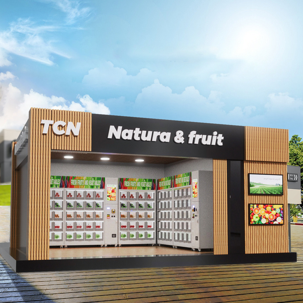 TCN Vending Machine Fruit And Fresh Flower Vending Machine For Retail Items