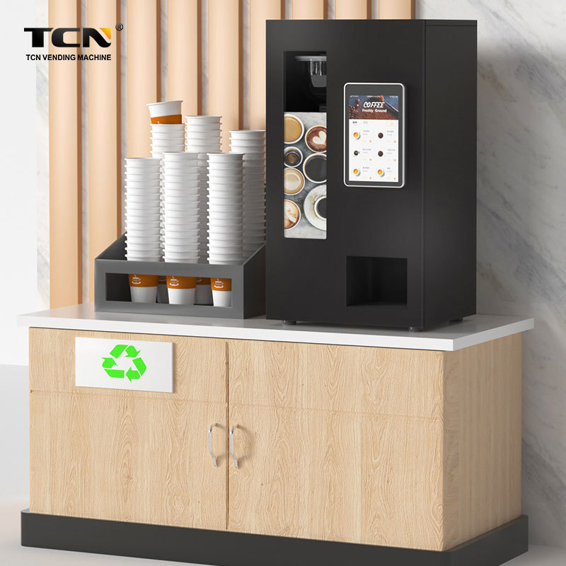 TCN Hot Sale Small Tabletop Cafe Vending Machine Home Coffee Vending Machine Automatic