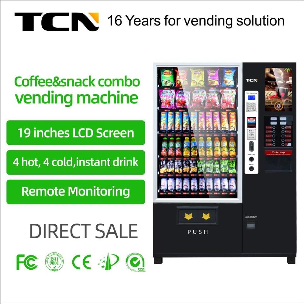 TCN Coffee Bubble Tea Combo Vending Machine Price