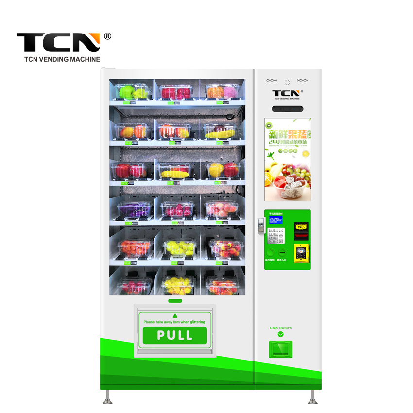 TCN Automatic Elevator Vending Machine For Fresh Food And Vegetable Vending Machine