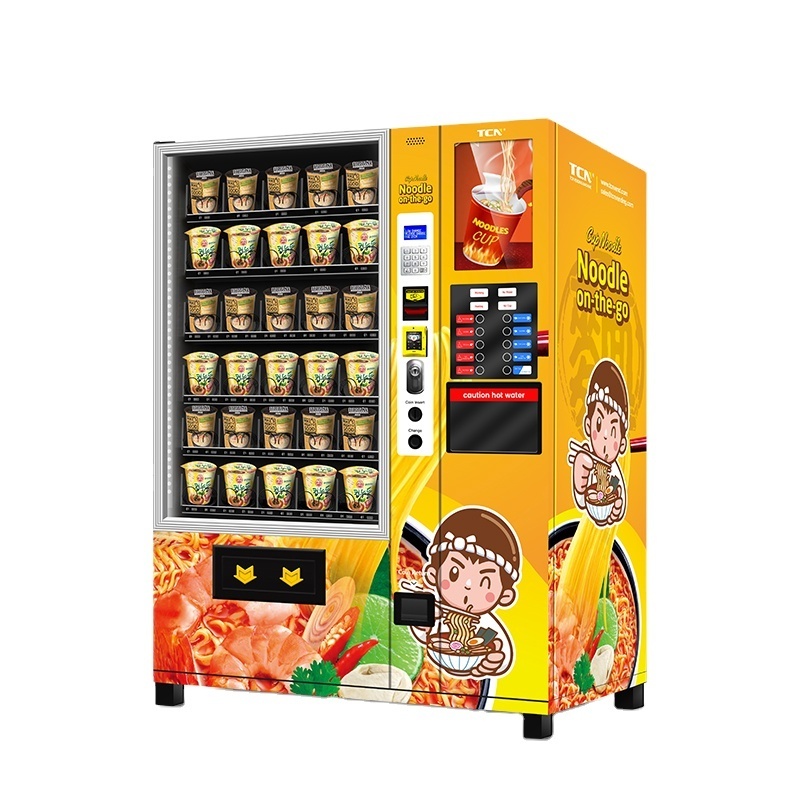 TCN Vending Machine New Style Instant Ramen And Cup Noodle Vending.Machine With Hot Water