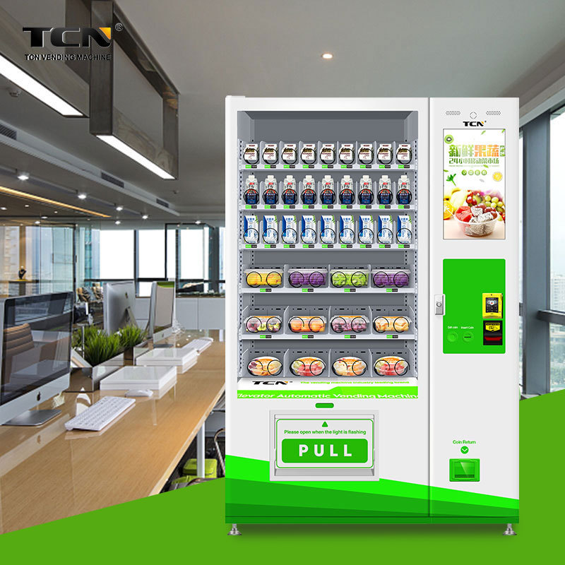 TCN Automatic Elevator Vending Machine For Fresh Food And Vegetable Vending Machine