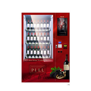 TCN Red Wine Vending Machine Beer Wine Bottle Vending Machine With Elevator Alcohol Vending Machine