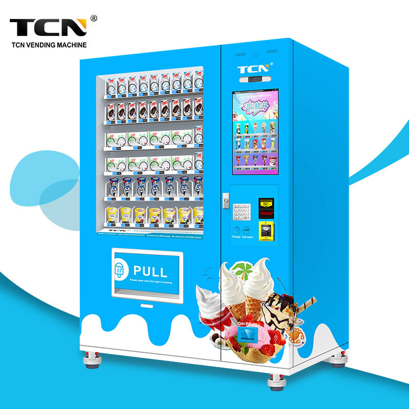 TCN ODM/OEM Convenience Store Frozen Sucker Frozen Food Ice Cream Meat Vending Machine