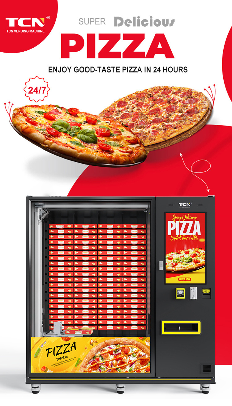 TCN Pizza Vending Machine Fast Food Robot Pizza Heating Cooking Vending Machine