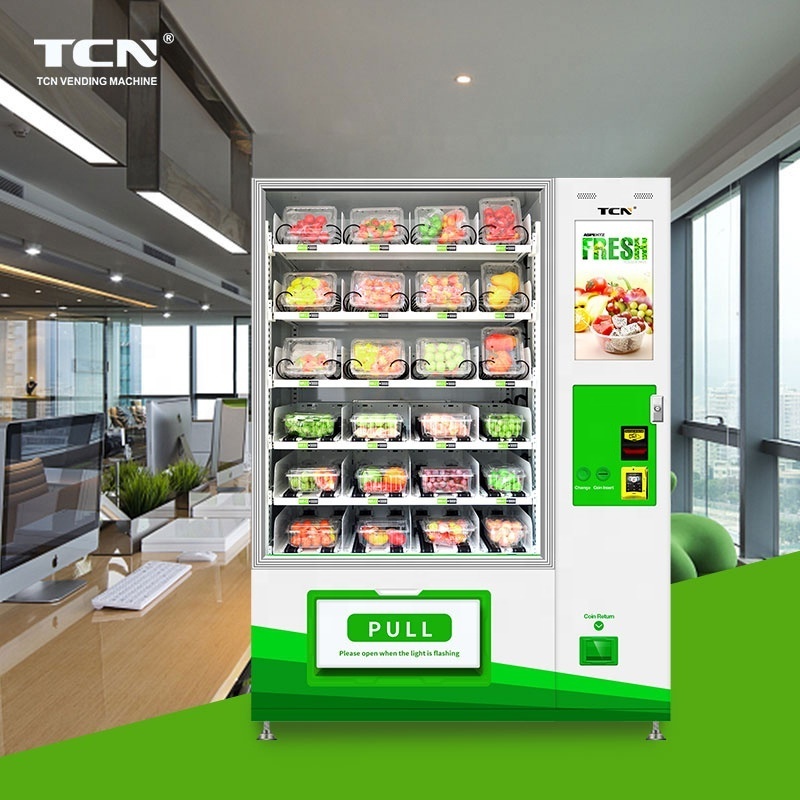 TCN Automatic Vending Machine Elevator Smoothie And Salad Vending Machine Price