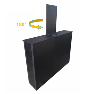 32-70" hidden tv lift cabinet with swivel 180 degrees remote control tv stand lift rotate up and down tv mount for bedroom