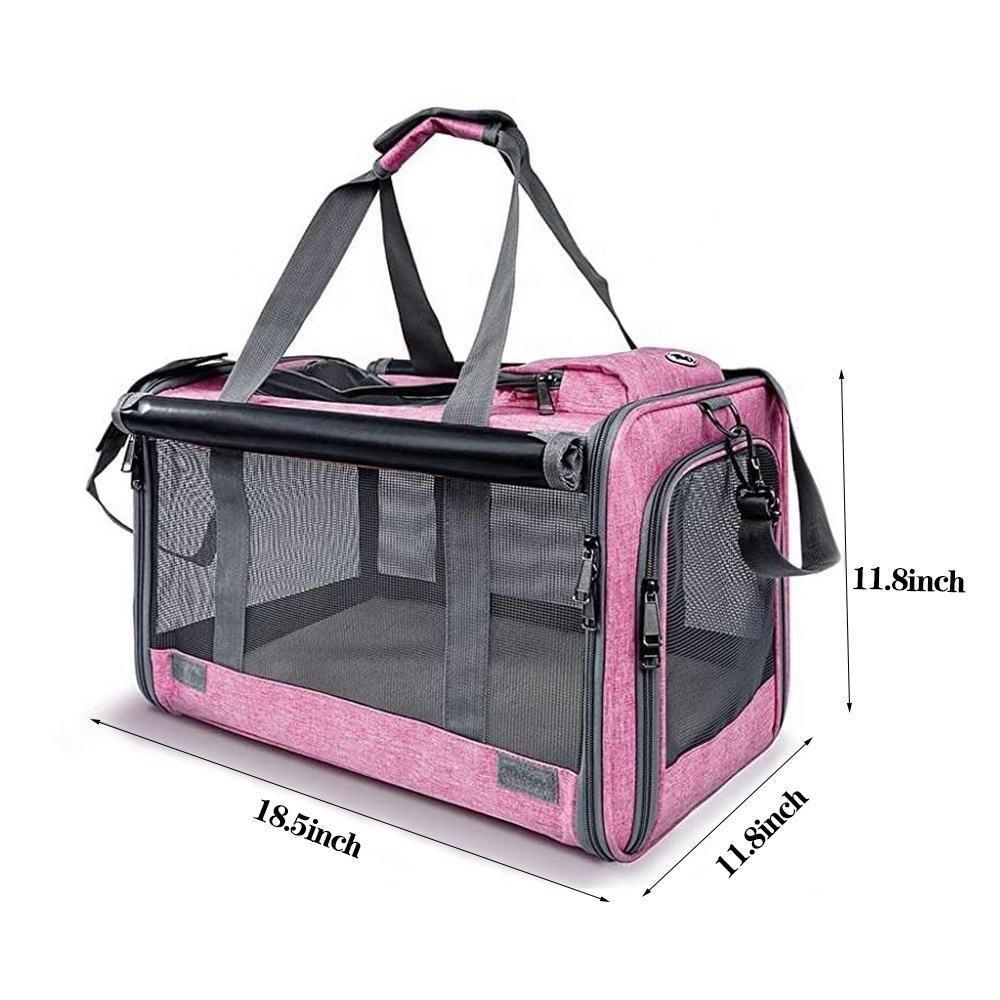 New Arrival Large Size Cat Tote Bag Portable Foldable Breathable Mesh Pet Travel Sling Carrier Bag for Small Dogs