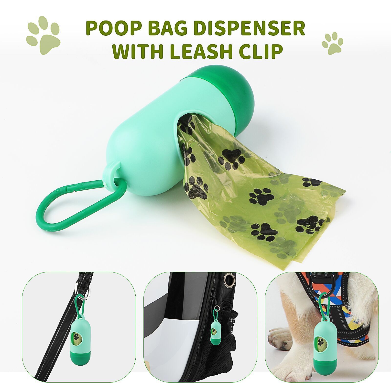 Pet Supplies Doggy Poop Waste Disposal Bags Biodegradable Compostable High Quality Leak Proof Dog Poop Bags