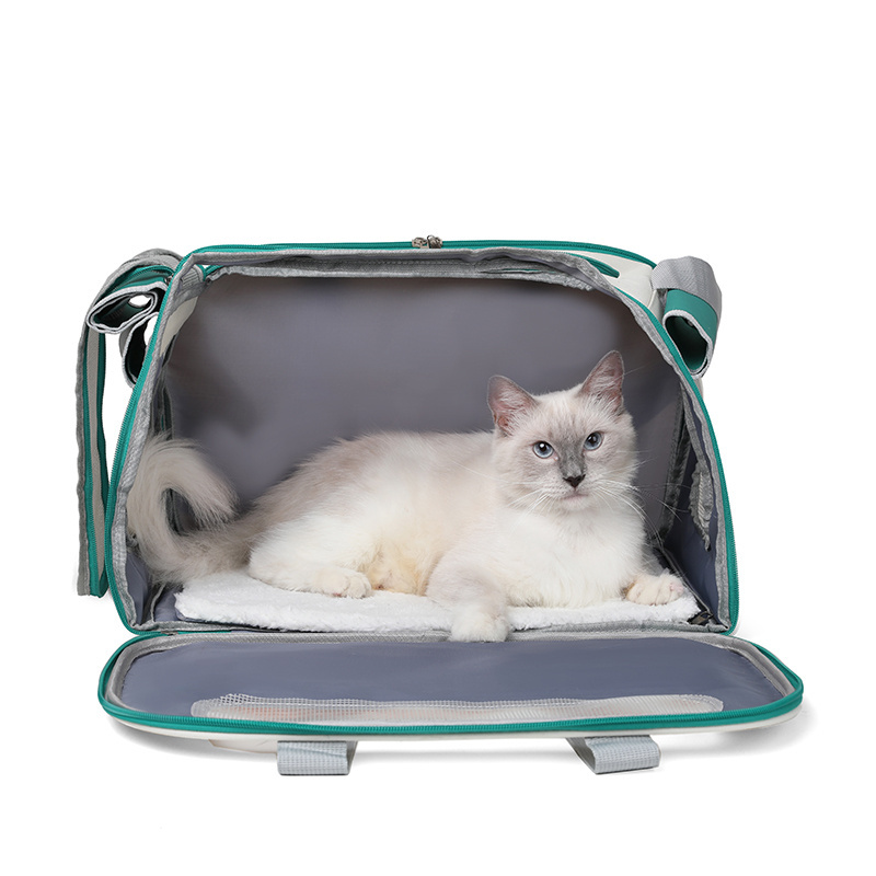 Professional Pet Accessories Portable Folding Cat Puppy Tote Bag Collapsible Breathable Pet Travel Sling Carrier Bags