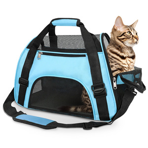 Low Price Hot Selling Airline Approved Pet Carrier Bag Portable Dog Cat Puppy Transport Travel Bags