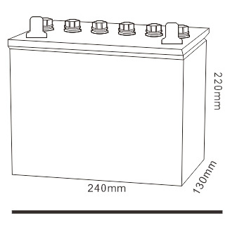 Dry Charged Dry55B24R Jis Car Battery Oem For Heavy Trucks