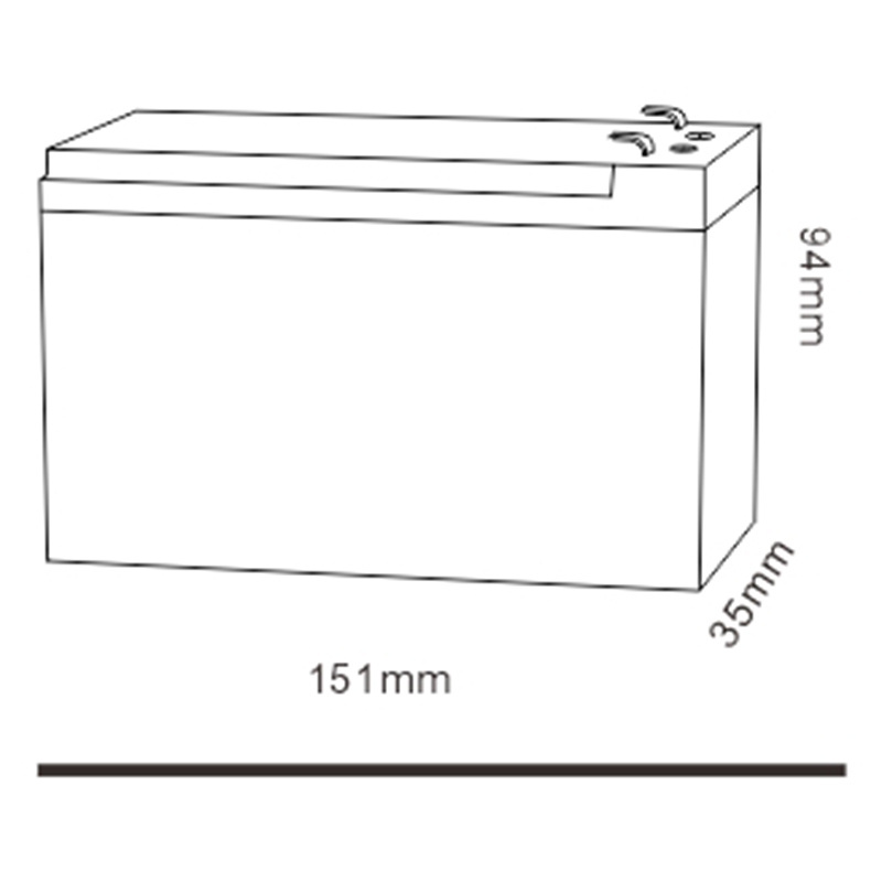 TCS Wholesale Small Size Maintenance Free 20hr Rechargeable 6V 7Ah Batterie Sealed Lead Acid Battery