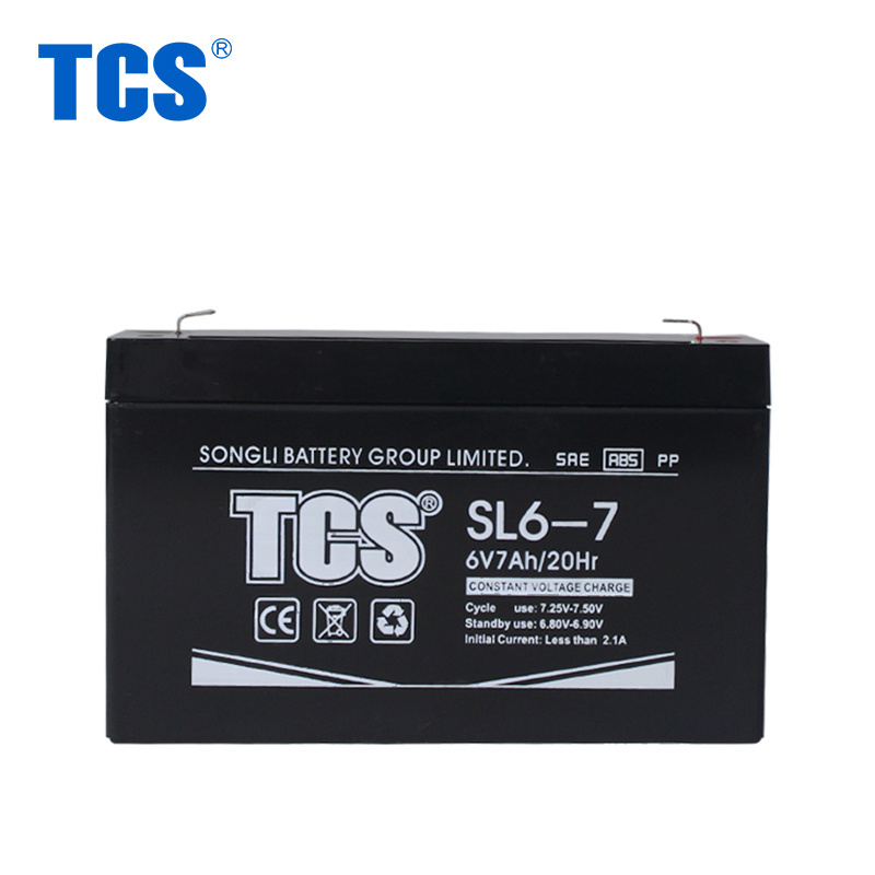 TCS Wholesale Small Size Maintenance Free 20hr Rechargeable 6V 7Ah Batterie Sealed Lead Acid Battery