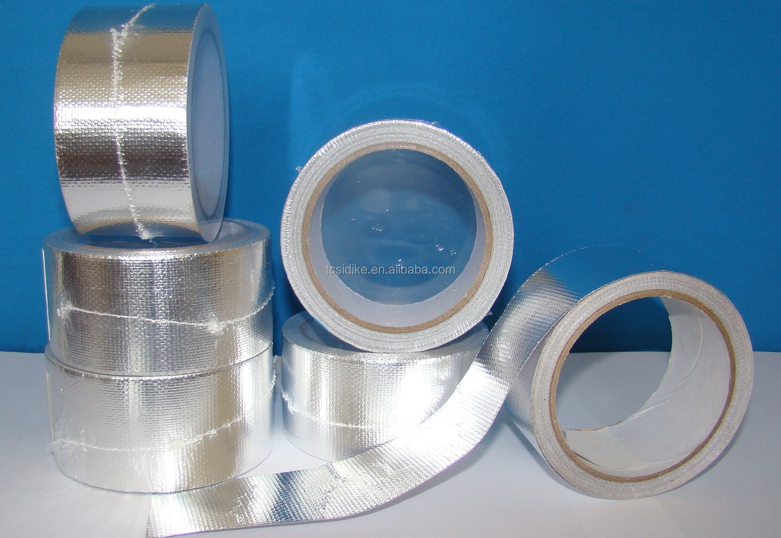 Fireproof aluminum foil tape, heat resistance self adhesive aluminum foil tape