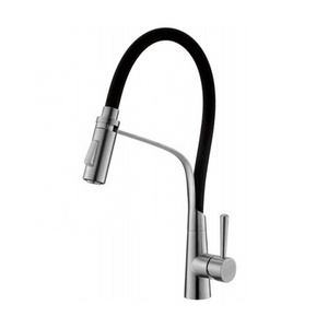 Black Kitchen Faucet with Cold and Hot Function,Material 304 Stainless Steel