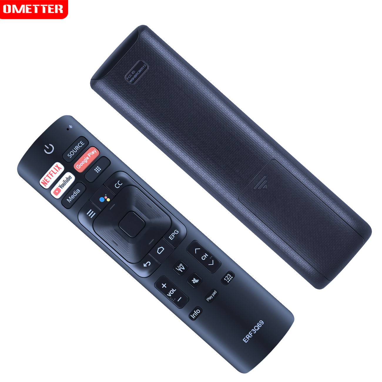 Voice Replacement TV Remote Control for Hisense Sharp ERF3Q69 Television