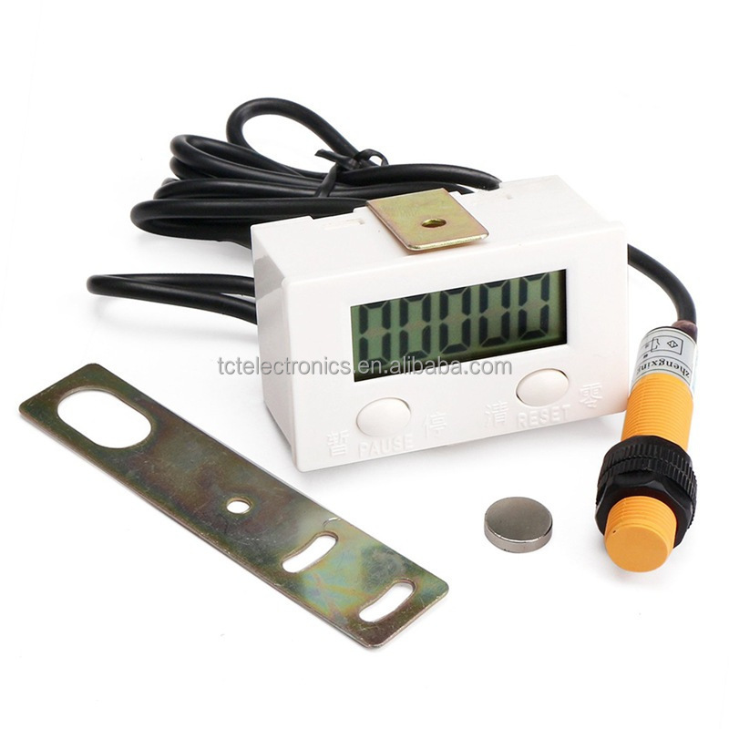 In stock Punch Counter Magnetic Induction Digital Display Counter Five-bit Intelligent Electronic Display good price