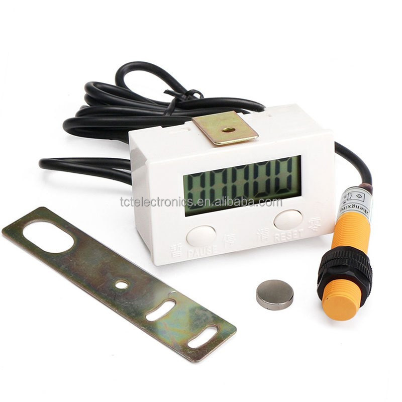 In stock Punch Counter Magnetic Induction Digital Display Counter Five-bit Intelligent Electronic Display good price