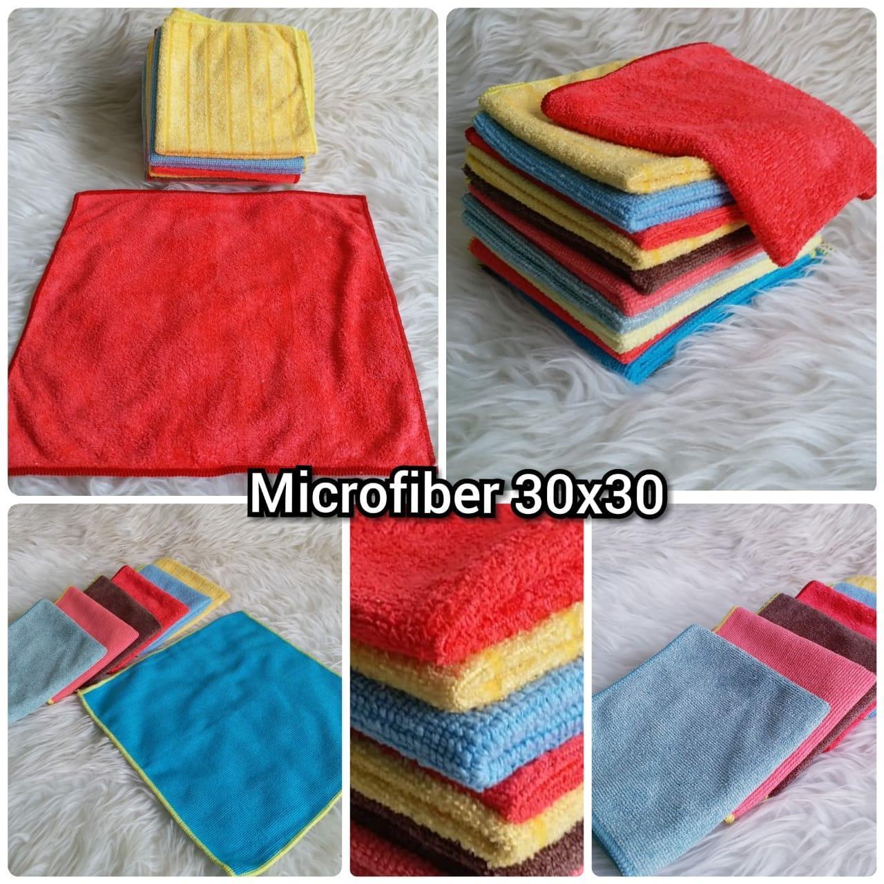 Microfiber 1pcs Kain lap microfiber 30x30 kitchen towel dish cloth