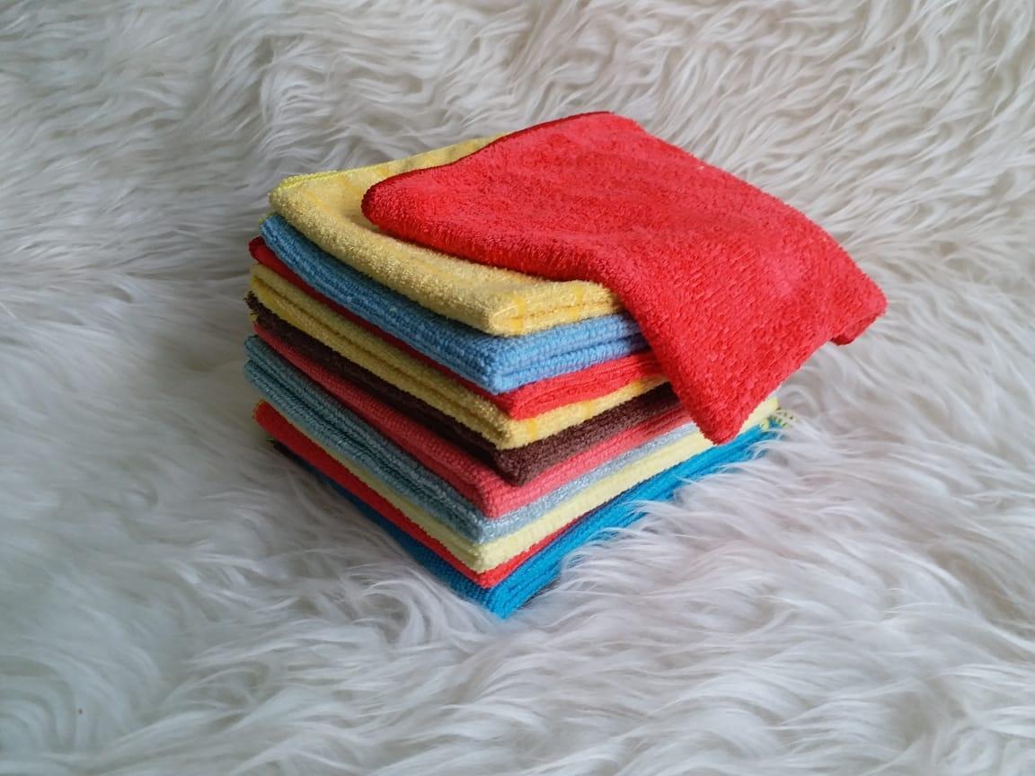 Microfiber 1pcs Kain lap microfiber 30x30 kitchen towel dish cloth