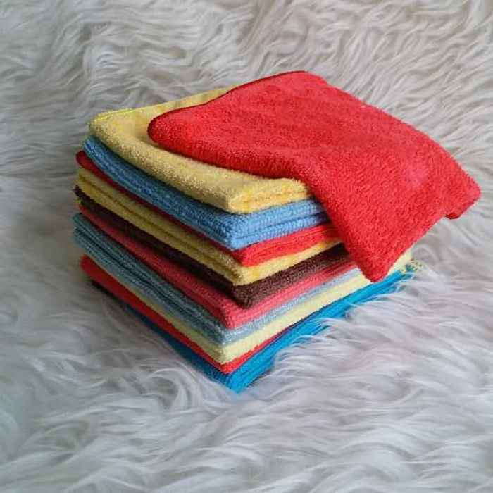 Microfiber 1pcs Kain lap microfiber 30x30 kitchen towel dish cloth