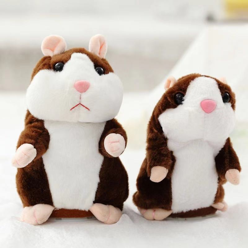 Voice Recording electric toys Talking Hamster Repeats Lovely Plush stuffed toys Talking Hamster Toys repeat talking mouse