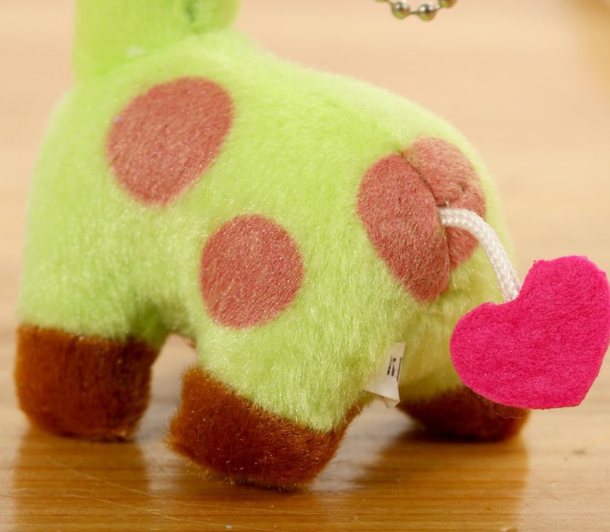 wholesale customized high-quality giraffe plush stuffed animal toys key chain keychain