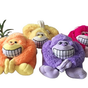 colorful plush stuffed happy blue Monkey toys