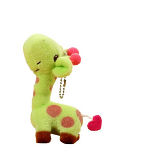 wholesale customized high-quality giraffe plush stuffed animal toys key chain keychain