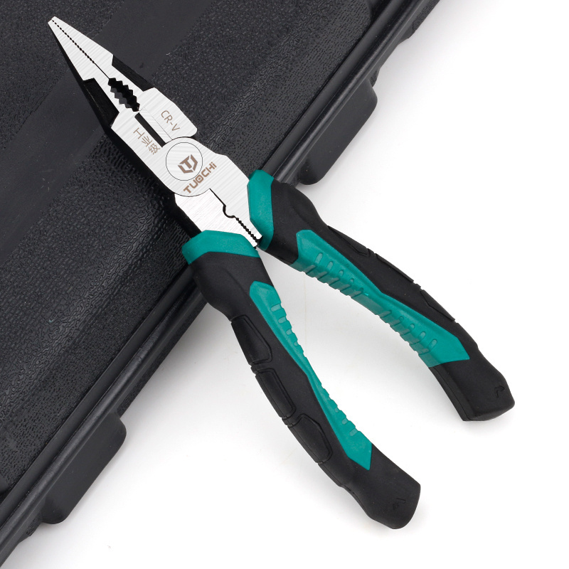 Long Nose Diagonal Cutting Combination Pliers Hand Tool Multi Functional Set